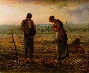 Jean-Franc Millet The Angelus oil painting artist